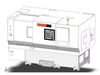 H5050 Industrial CNC lathe with inclined slant bed and Gang type structure GSK system, optional turret