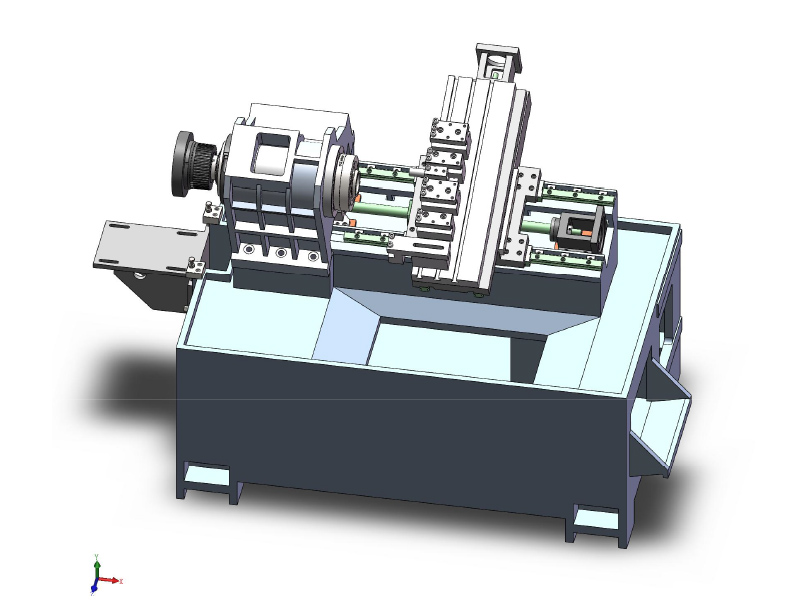 H36 Affordable and Capable Gang Tool CNC Lathe Turning, Gang Style Slant bed CNC lathe