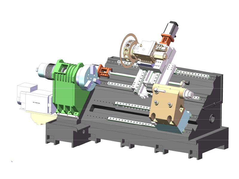 HTB850A Slant bed CNC Lathe
