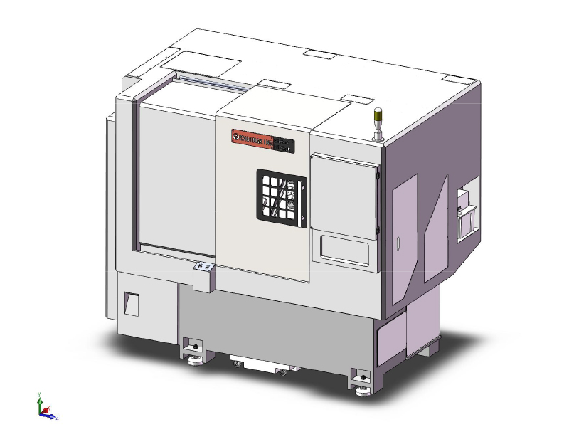 HTB350 most compact servo hydaulic turret CNC slant lathe 