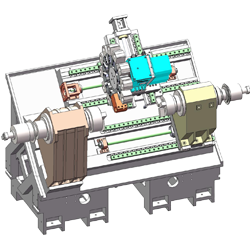 Double Spindle CNC Lathe