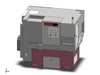 HTC350 Gang type CNC Precision Automatic Lathe, gang type cnc lathe collet machine tool