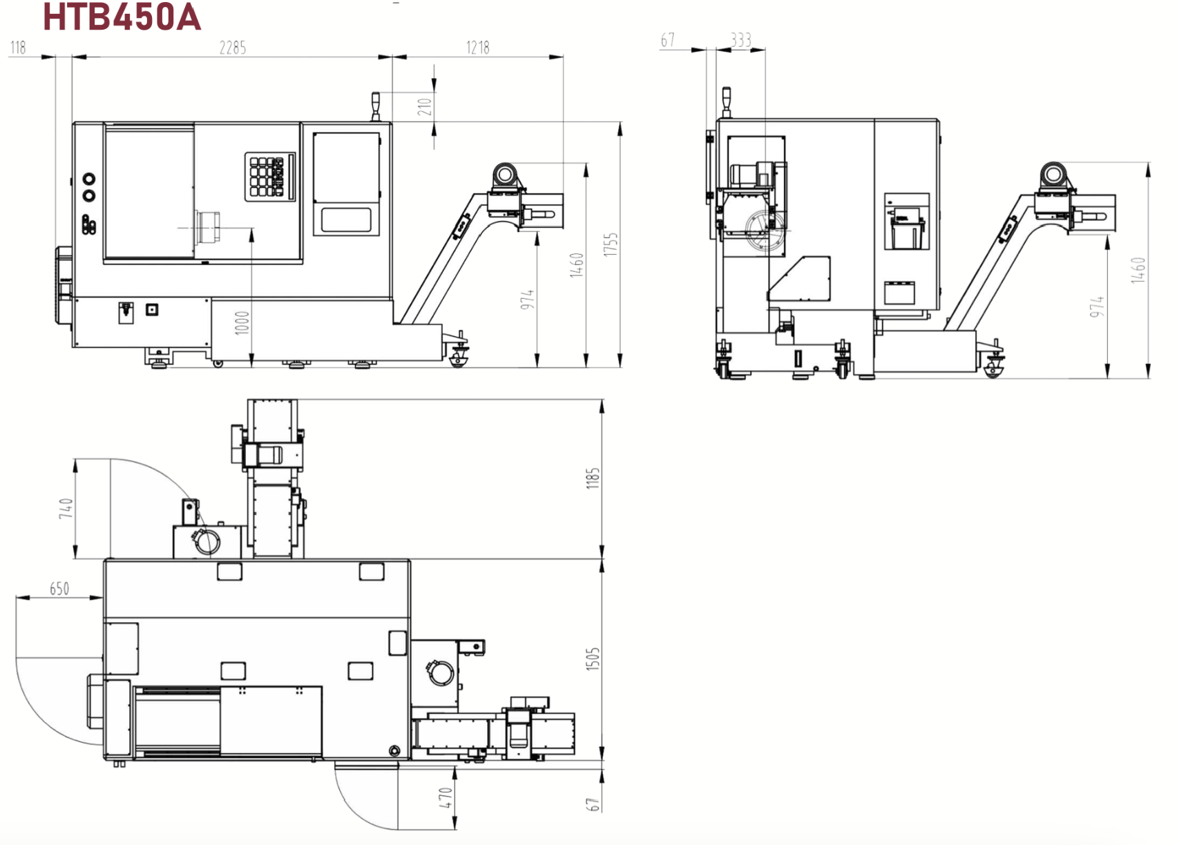 HTB450A machine layout 1018